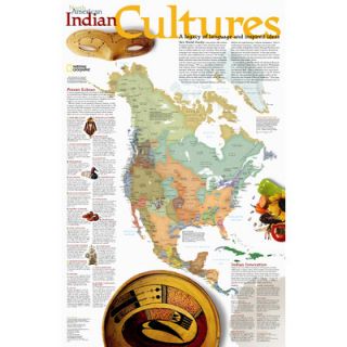 National Geographic Maps Indian Country Poster Map