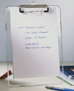 Alba Platrans Klemmbrett fr DIN A4 228x10x315 mm transparent Kunststoff Bürobedarf & Schreibwaren