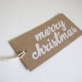 merry christmas gift tag by peris and corr