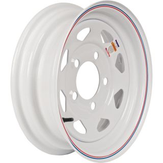 High Speed Replacement 5-Hole Trailer Wheel — 480/530 x 12  12in. High Speed Trailer Tires   Wheels
