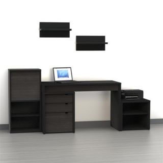 Nexera Sereni T Standard Desk Office Suite