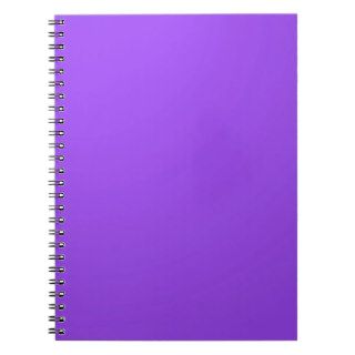 Artist created Purple Color Tone Add txt n image Spiral Notebook