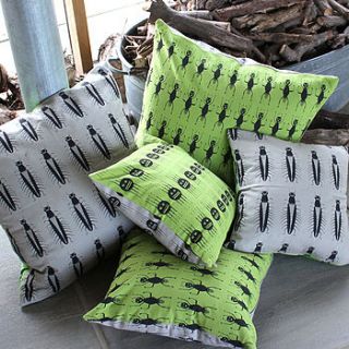 insect cushions by zoe est kids