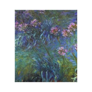 Jewelry lilies by Claude Monet Gallery Wrap Canvas