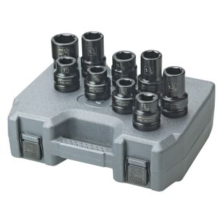 Ingersoll Rand Impact Sockets — 1in. Drive, 9-Pc. SAE Set, Model# SK8H9T  1in. Drive SAE Sets