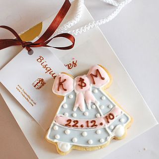 personalised wedding favours by bisquites