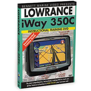 Bennett DVD   Lowrance iWay 350C Instructional Training DVD 83644