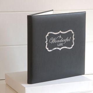 wonderful life guest book by oh so cherished