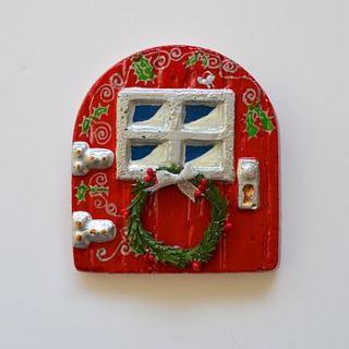 personalised christmas fairy door by rose cottage