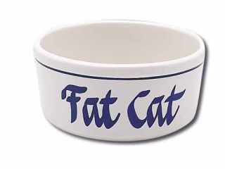 Clay Design Fat Cat 5 inch Cat Bowl —