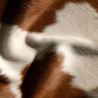 Pure Rugs Natural Cowhide Brown and White Rug