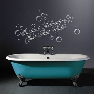 soak your troubles away wall stickers quotes by parkins interiors