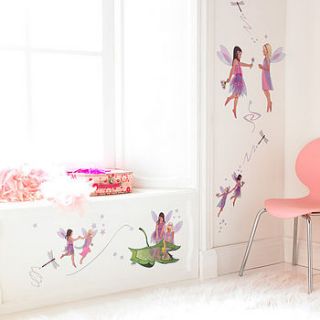 friendship fairies wall stickers set by kidscapes wall stickers