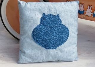 little hippo cushion by csevenm