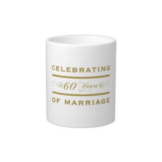 Celebrating 60 Years Of Marriage Jumbo Mug