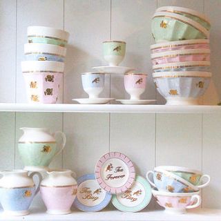 pastel & gold afternoon tea set by olivia sticks with layla
