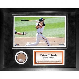 Brian Roberts Baltimore Orioles Dirt Collage by Steiner Sports