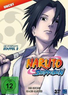 Naruto Shippuden, Staffel 2 Die Suche nach Sasuke Episoden 253 273, uncut 3 DVDs Hayato Date DVD & Blu ray