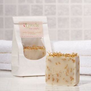 chamomile & lavender handmade natural soap by aroma candles
