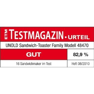 Unold 48470 Sandwich Toaster Unold Küche & Haushalt
