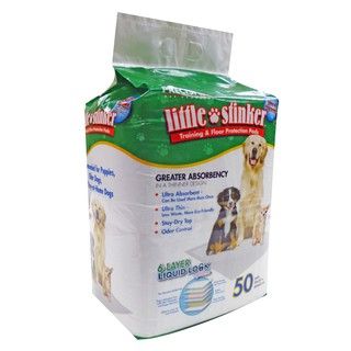Little Stinker 50 pack Housebreaking Ultra Thin Stay dry Top Pads Precision Pet Pet Cleaning Supplies