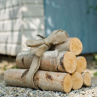 silver birch logs by useful and beautiful