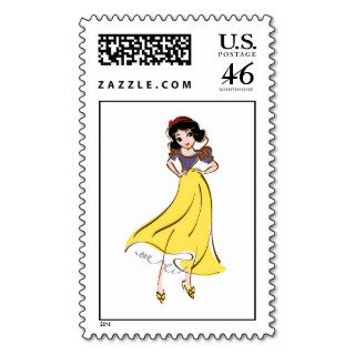 Young Snow White Disney Stamp