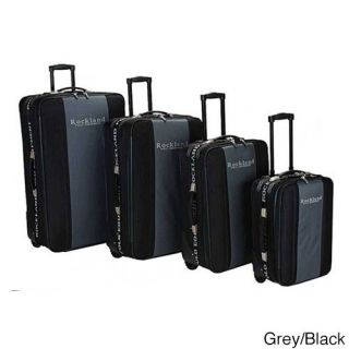 Rockland Polo Equipment 4 piece Rolling Luggage Set