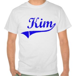 Kim Surname Classic Style Tee Shirts