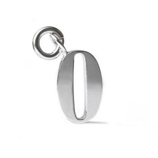 number charm silver by element jewellery