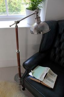 solid wood nautical style floor lamp by out there interiors
