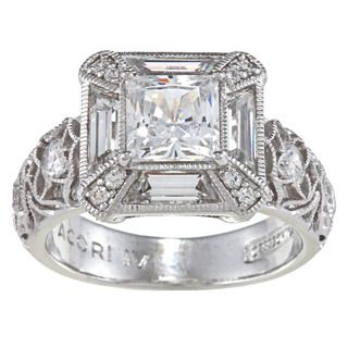 Tacori IV Cubic Zirconia Epiphany Art Deco Inspired Ring Tacori Designer Rings