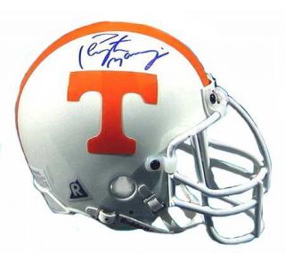 Peyton Manning Autographed Tennessee Mini Helmet —