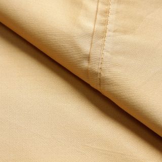 None Egyptian Cotton 530 Thread Count Solid Sheet Set Gold Size Full