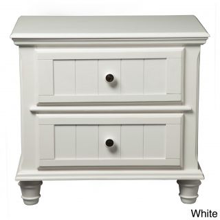 Furniture Of America Furniture Of America Wilkes Cottage Night Stand White Size 2 drawer