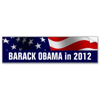 Barack Obama in 2012 Bumper Stickers