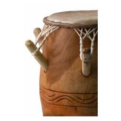 Hand carved African Kpanlogo Peg Drum (Ghana) Musical Instruments
