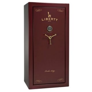 Liberty Timber Ridge TR25 25 Gun Safe Electronic Lock Burgundy Marble Brass 702388