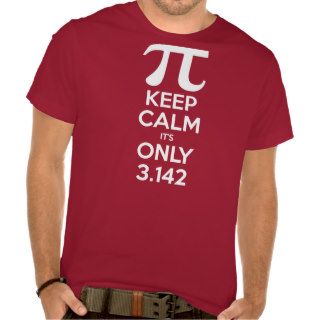 Keep Calm It's Only Pi Shirt