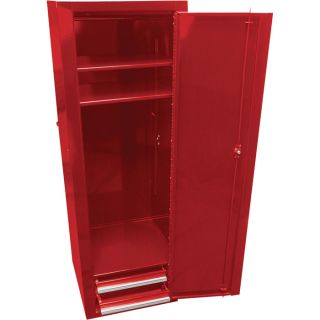 Homak 18in. Pro Series Full-Height Side Locker — Red, Model# RD08041021  Tool Chests