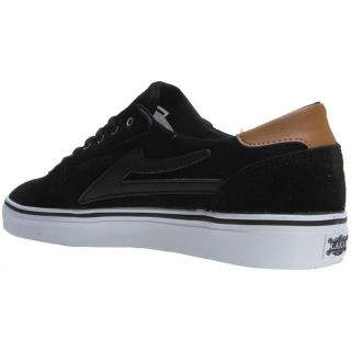 Lakai Manchester Lean Skate Shoes Black Suede
