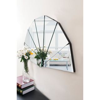 Furniture Of America Fiona Modern Hanging Fan Mirror
