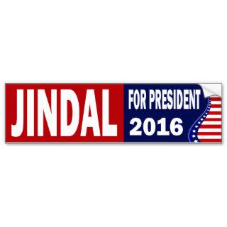 Jindal For President 2016 Bumper Stickers