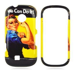 Cell Phone Case Cover Skin for LG VN251 Cosmos II 2 (Rosie The Riveter)   Verizon Cell Phones & Accessories