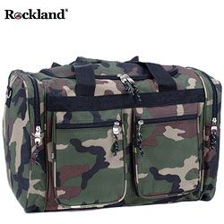 Rockland Deluxe Camoflauge 19 inch Carry on Tote / Duffel Bag