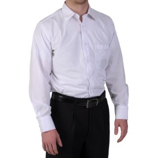 Boston Traveler Mens Point Collar Long Sleeve Dress Shirt