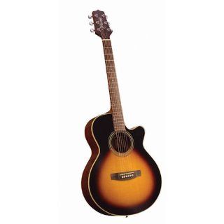 Takamine G Series G260C BSB FXC Acoustic Guitar, Brown Sunburst Musical Instruments