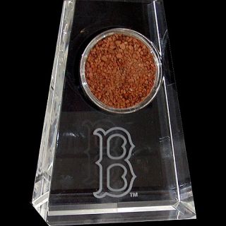 Red Sox Paperweight Logo and Game Dirt by Steiner Sports