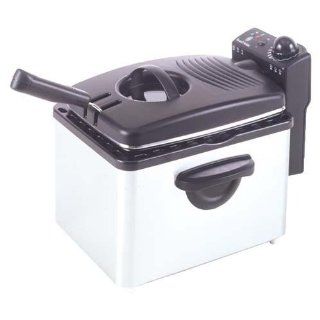 Russell Hobbs RHDF260A 3 1/2 Quart Cool Steel Fryer with Cool Zone Kitchen & Dining