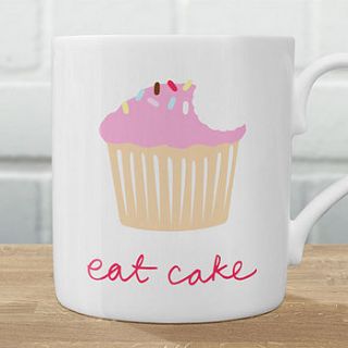 eat cake mug by showler and showler